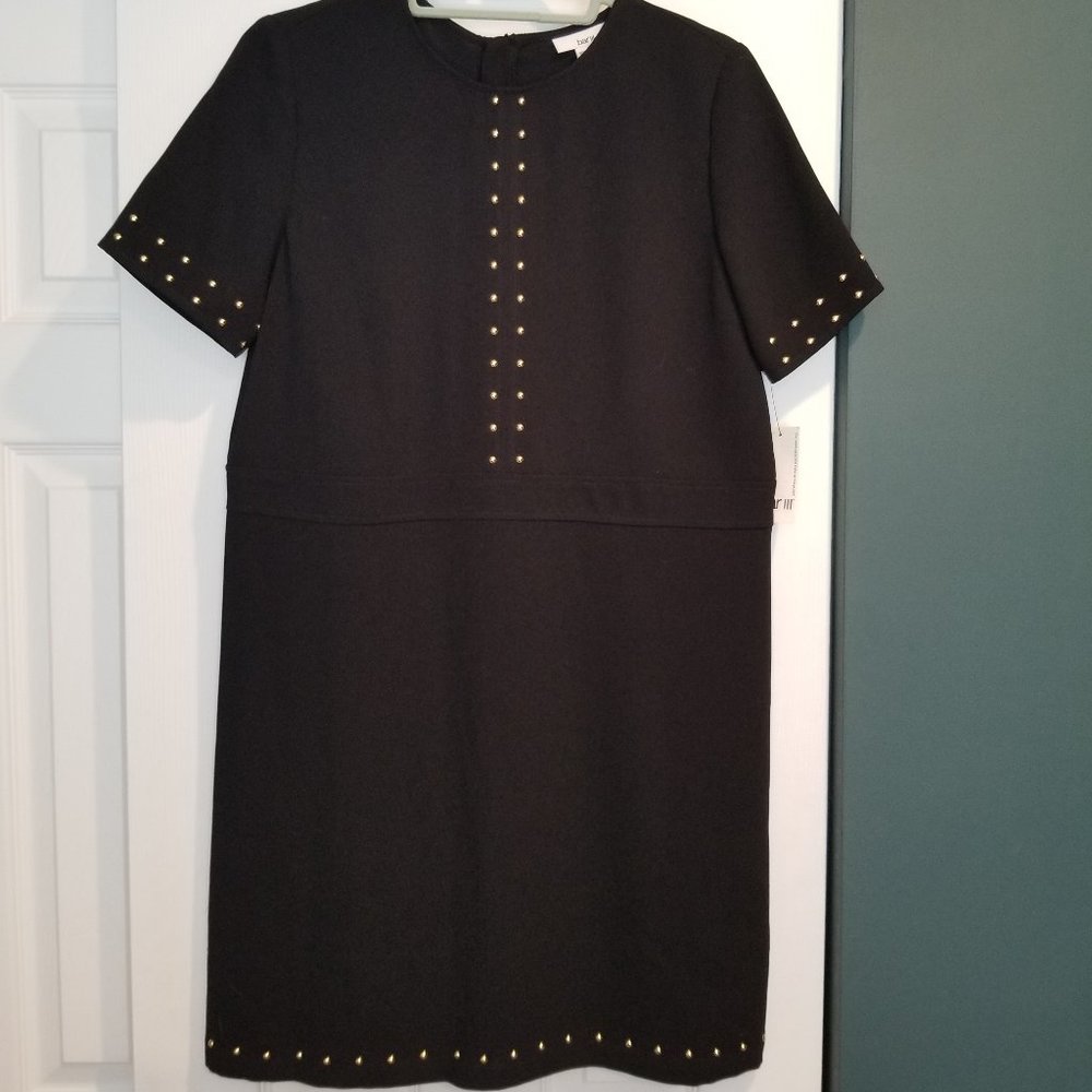 NWT Bar III Black Sheath Dress Size Medium